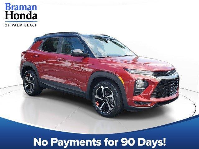 used 2021 Chevrolet TrailBlazer car, priced at $23,883