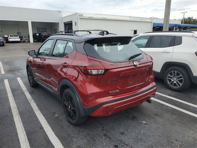 used 2021 Nissan Kicks car, priced at $18,427