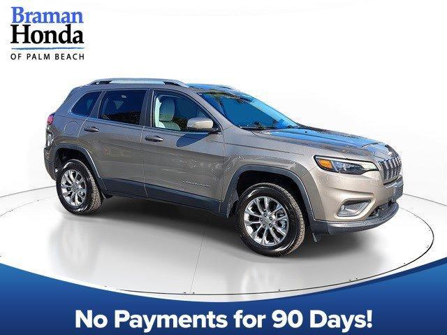 used 2021 Jeep Cherokee car, priced at $18,900