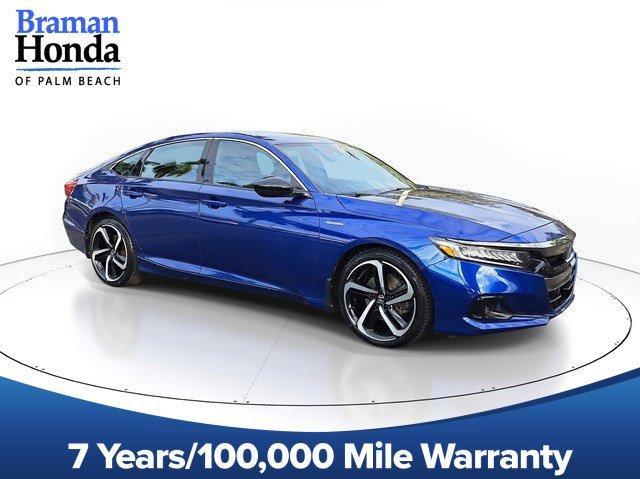 used 2022 Honda Accord Hybrid car, priced at $20,900