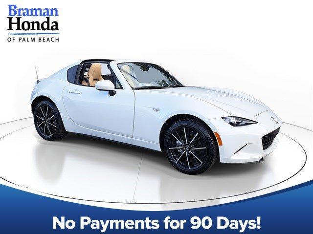 used 2024 Mazda MX-5 Miata RF car, priced at $32,890