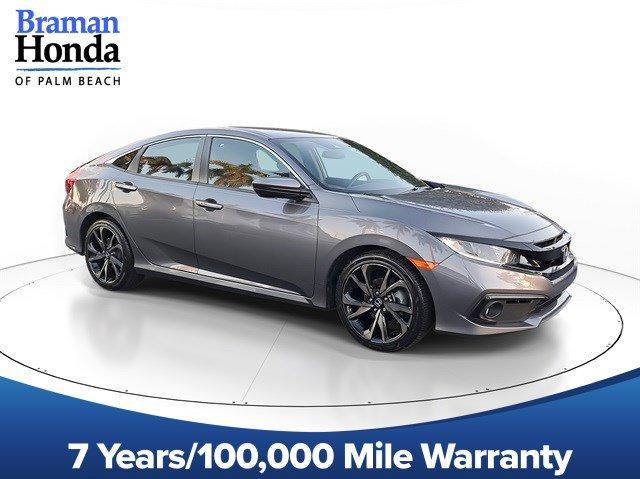 used 2021 Honda Civic car, priced at $18,900