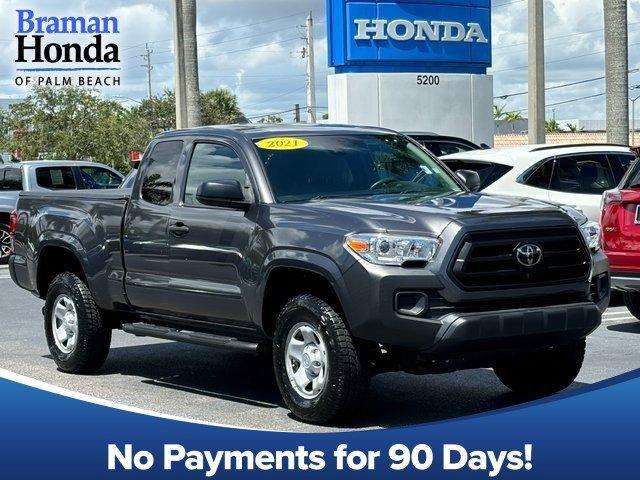 used 2021 Toyota Tacoma car, priced at $25,987