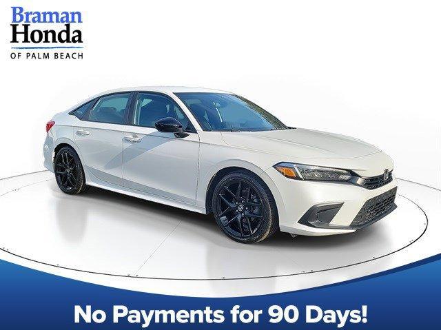 used 2022 Honda Civic car, priced at $24,497