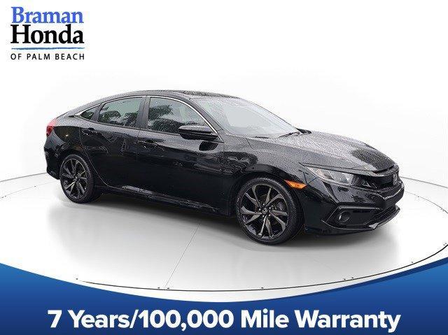 used 2021 Honda Civic car, priced at $18,890