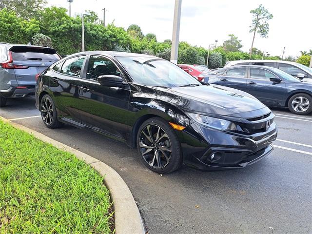 used 2021 Honda Civic car, priced at $18,900