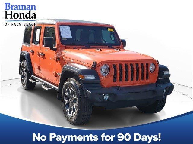 used 2019 Jeep Wrangler Unlimited car, priced at $25,983