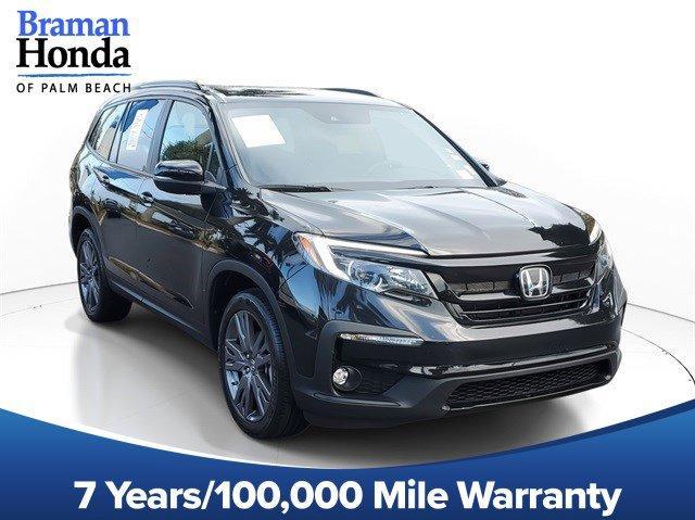 used 2022 Honda Pilot car, priced at $26,348