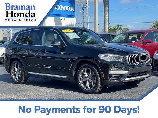 used 2021 BMW X3 car, priced at $27,888