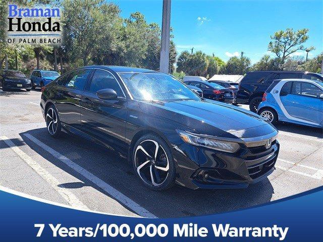 used 2022 Honda Accord Hybrid car, priced at $22,900