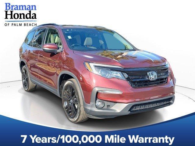 used 2022 Honda Pilot car, priced at $33,999