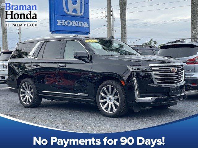 used 2022 Cadillac Escalade car, priced at $91,977