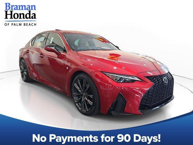used 2022 Lexus IS 350 car, priced at $37,900