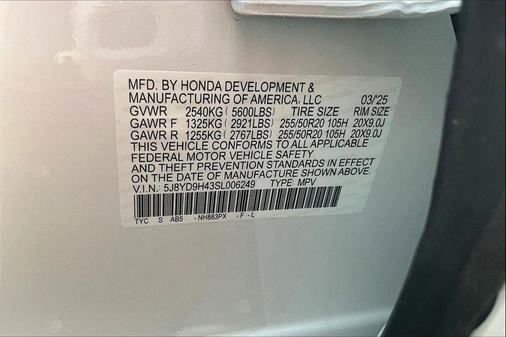 new 2025 Acura MDX car, priced at $59,449