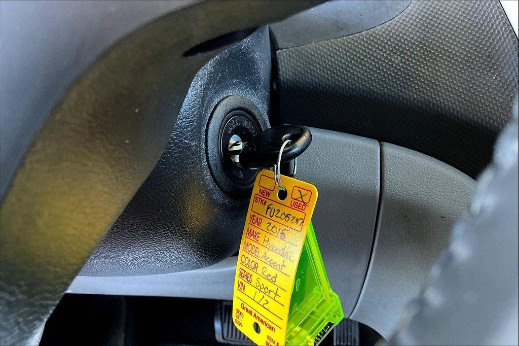 used 2015 Hyundai Accent car, priced at $7,500
