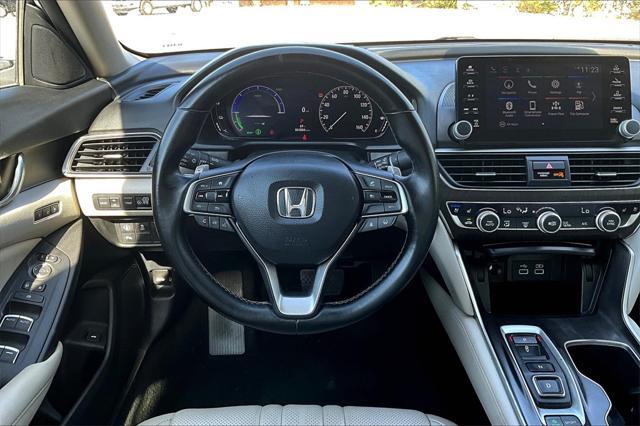 used 2021 Honda Accord Hybrid car, priced at $25,500