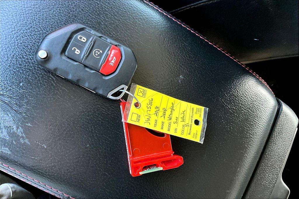 used 2018 Jeep Wrangler Unlimited car, priced at $29,800