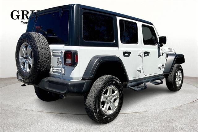 used 2023 Jeep Wrangler car, priced at $34,500