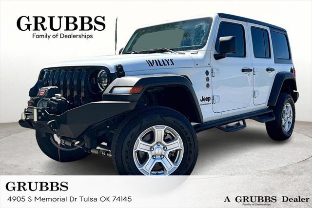 used 2023 Jeep Wrangler car, priced at $34,500