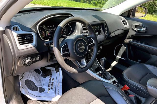 used 2021 Jeep Compass car, priced at $18,000