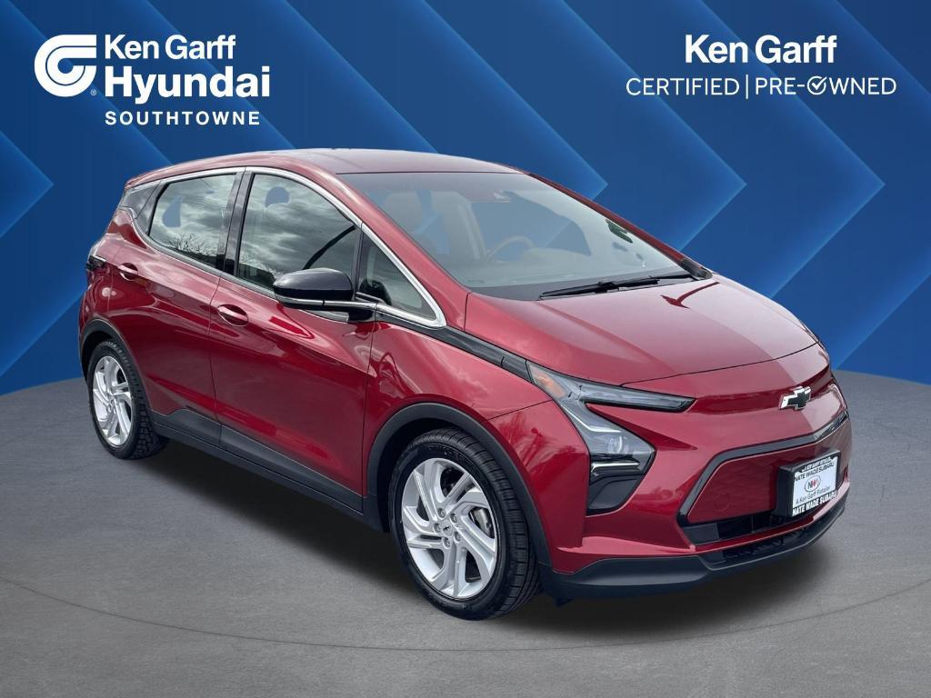 used 2022 Chevrolet Bolt EV car, priced at $19,450