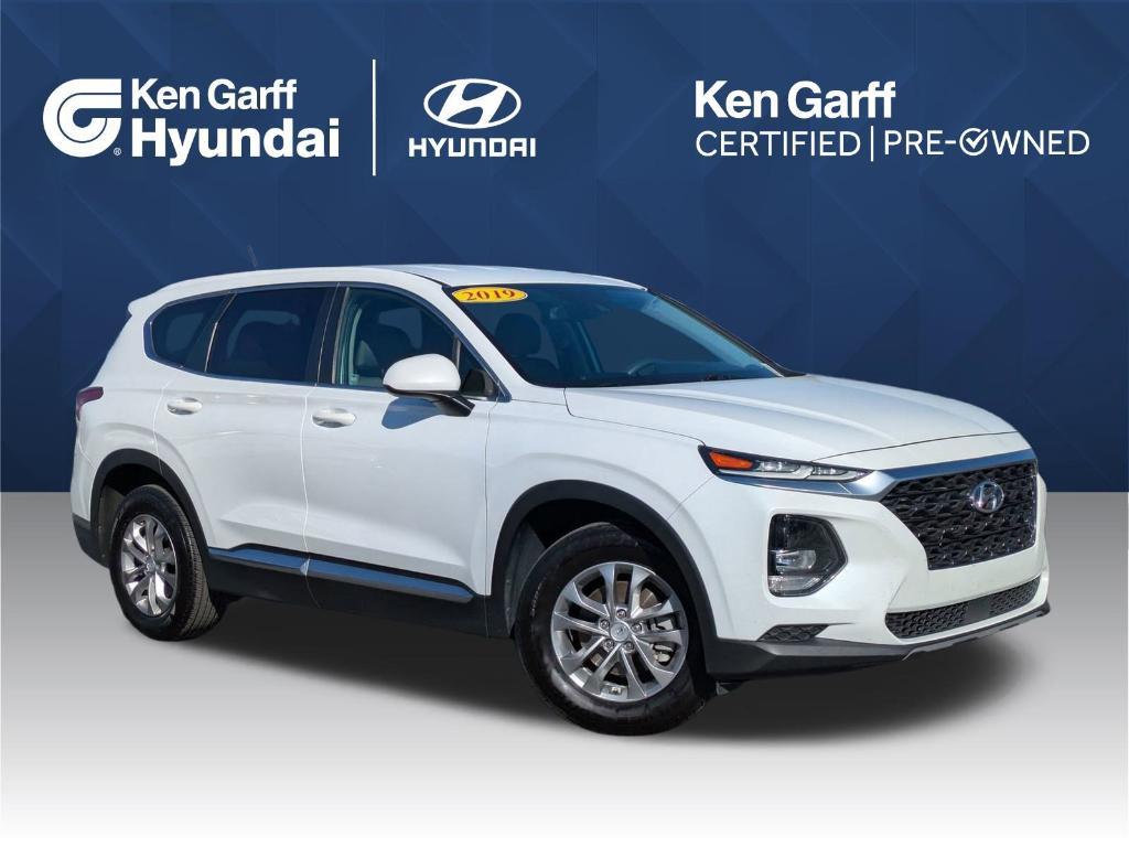 used 2019 Hyundai Santa Fe car, priced at $17,075