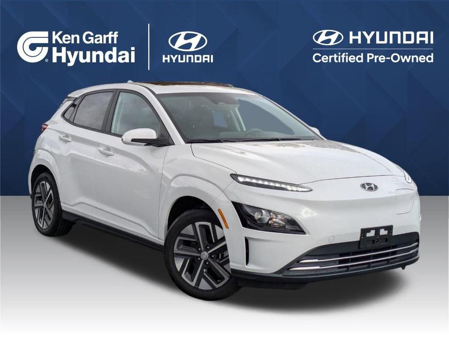 used 2022 Hyundai Kona EV car, priced at $21,410