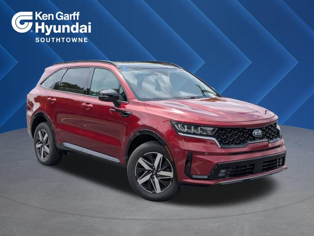 used 2021 Kia Sorento car, priced at $27,650
