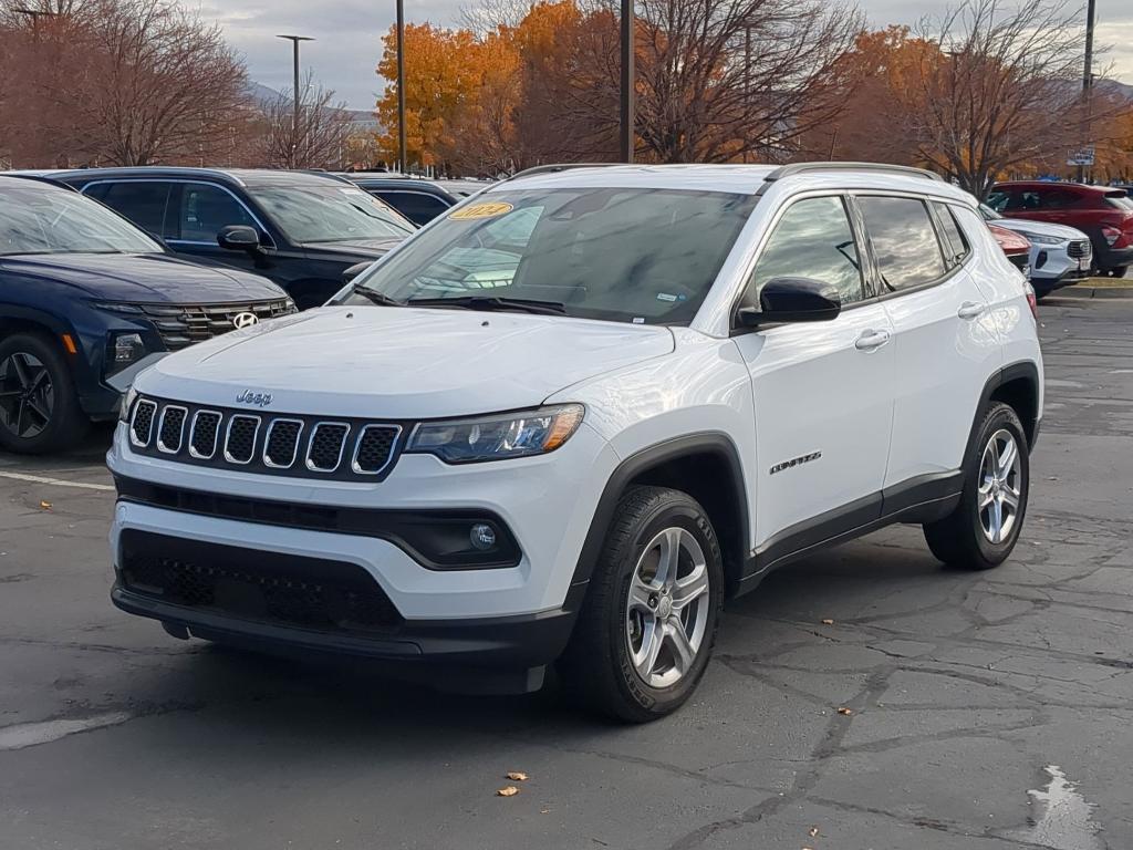 used 2024 Jeep Compass car, priced at $21,950