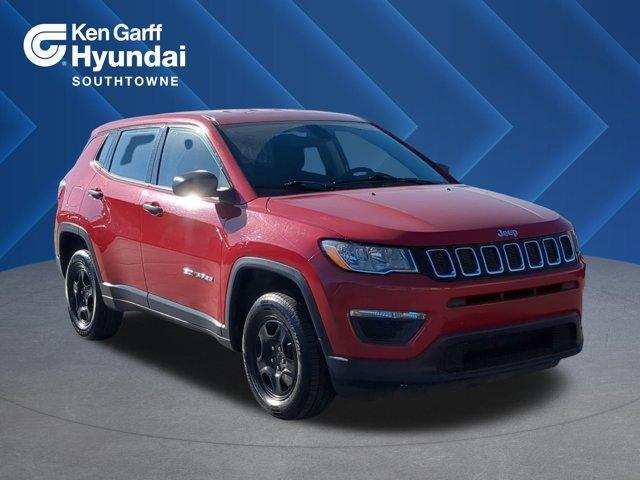 used 2021 Jeep Compass car, priced at $14,950