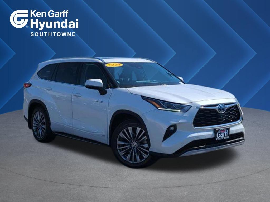 used 2020 Toyota Highlander Hybrid car, priced at $36,850