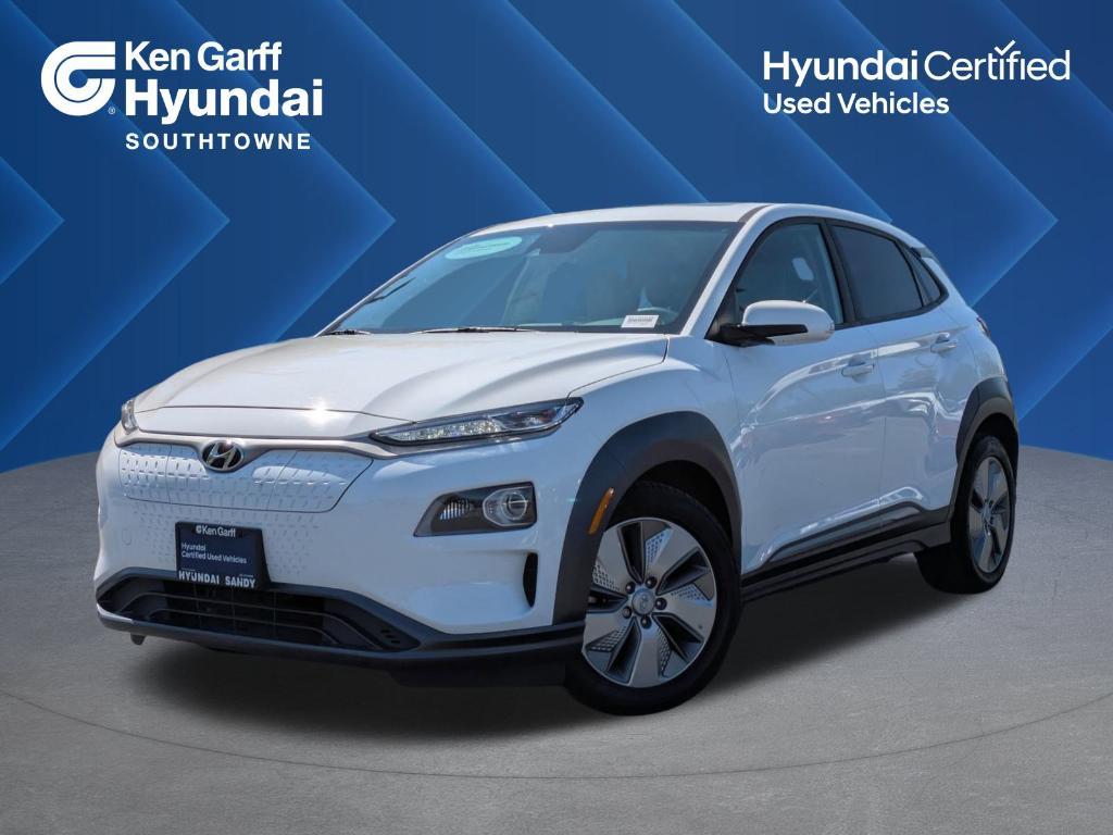 used 2021 Hyundai Kona EV car, priced at $17,650
