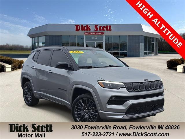 used 2022 Jeep Compass car, priced at $24,477