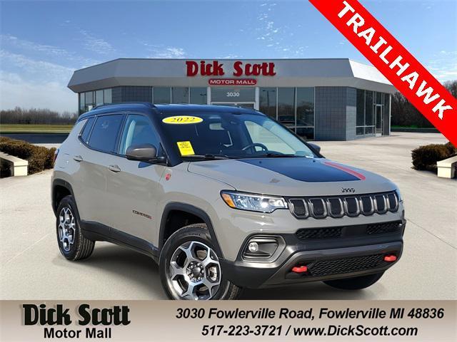 used 2022 Jeep Compass car, priced at $23,795