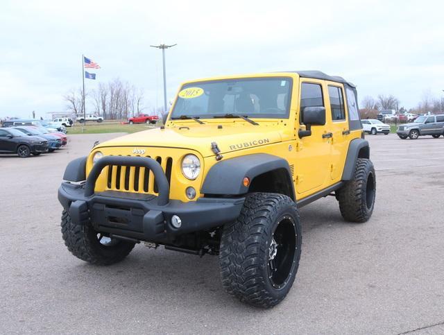 used 2015 Jeep Wrangler Unlimited car, priced at $26,399