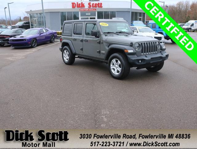 used 2020 Jeep Wrangler Unlimited car, priced at $28,788