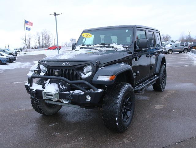 used 2018 Jeep Wrangler Unlimited car, priced at $22,499