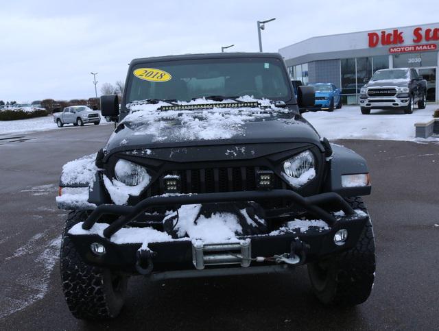 used 2018 Jeep Wrangler Unlimited car, priced at $22,499