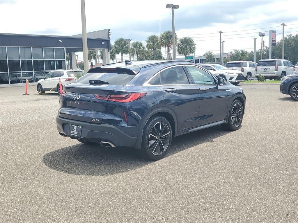 used 2022 INFINITI QX55 car, priced at $31,390