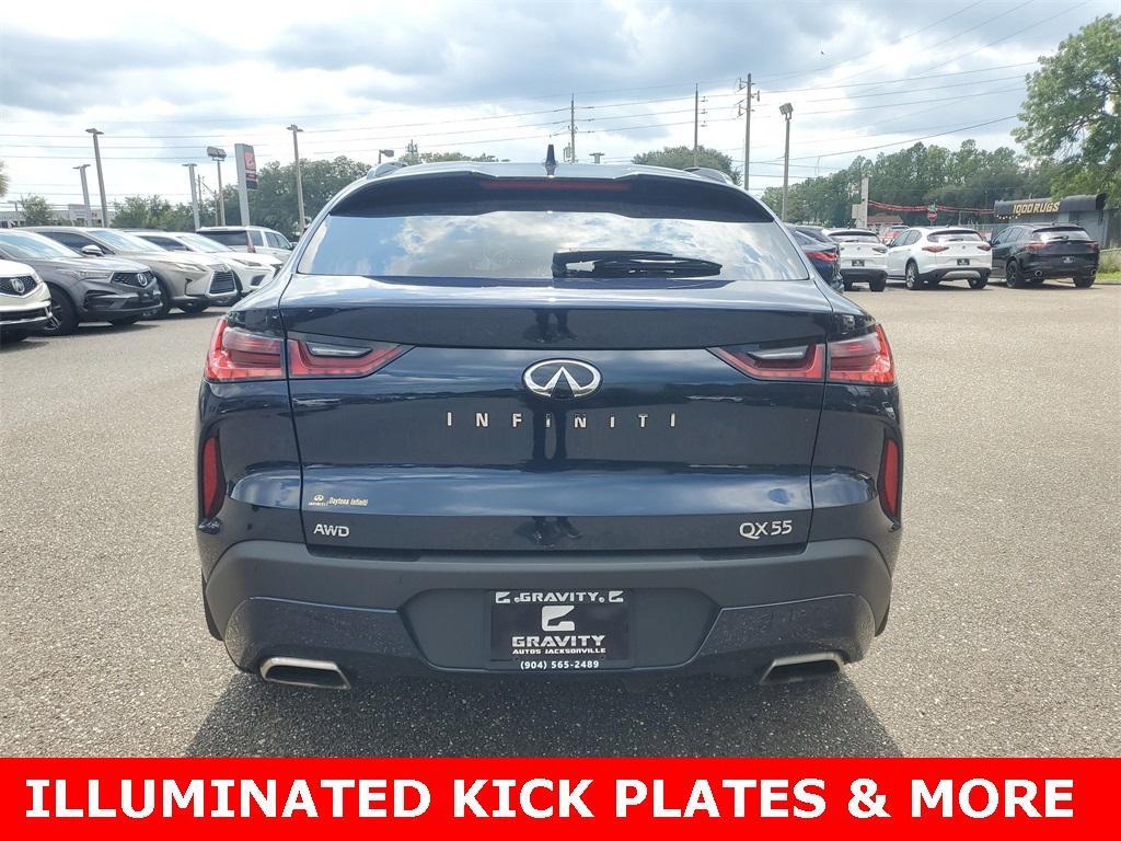used 2022 INFINITI QX55 car, priced at $31,390