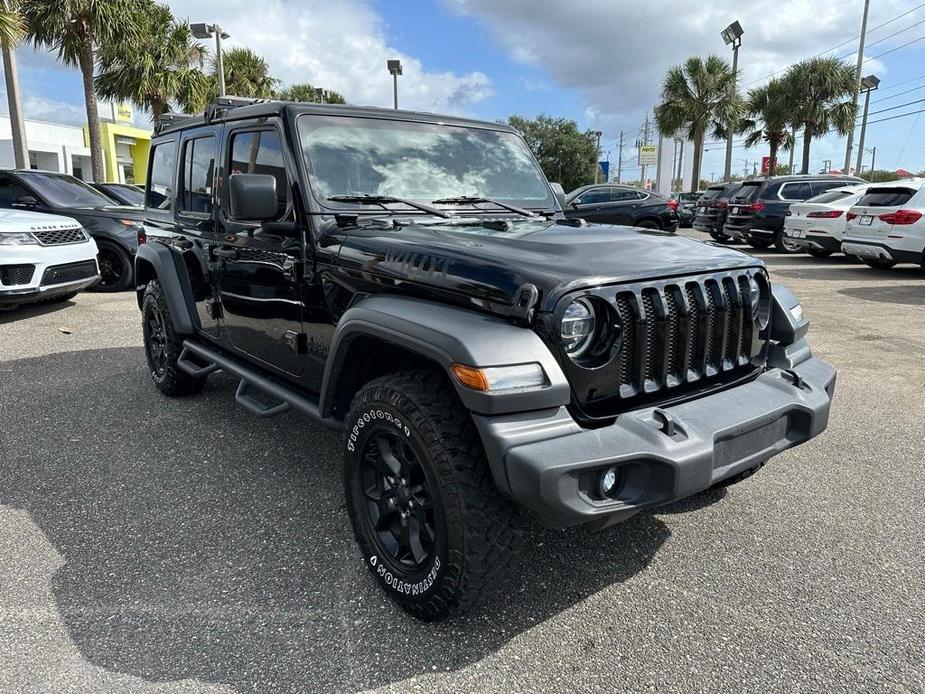 used 2020 Jeep Wrangler Unlimited car, priced at $28,921