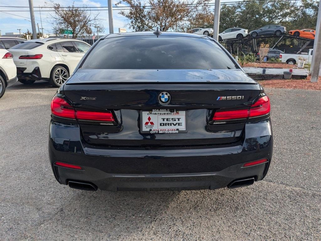 used 2022 BMW M550 car, priced at $54,673