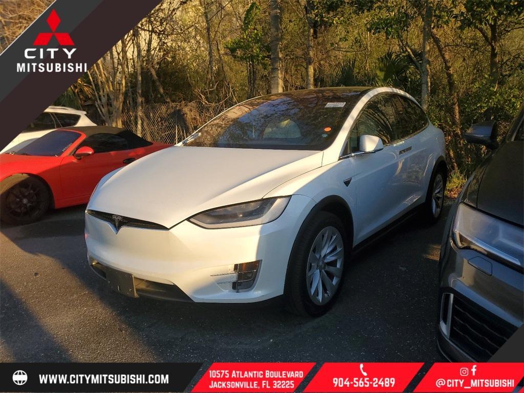 used 2021 Tesla Model X car, priced at $45,186