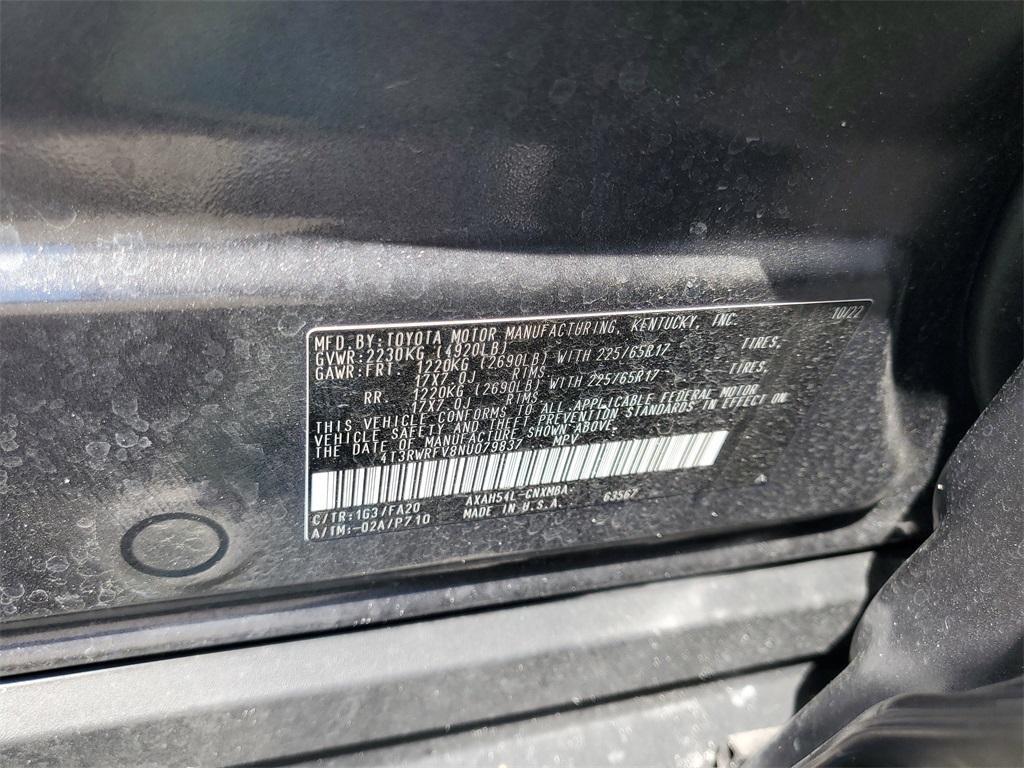used 2022 Toyota RAV4 Hybrid car, priced at $29,882