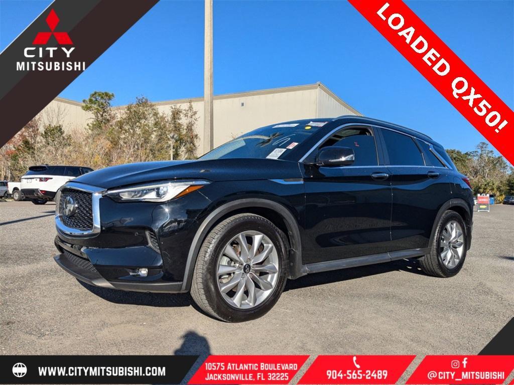 used 2021 INFINITI QX50 car, priced at $25,799