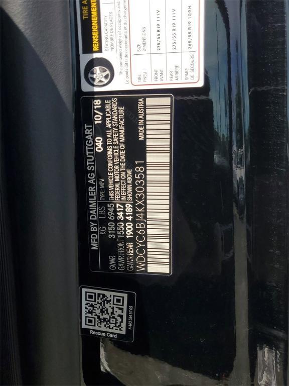 used 2019 Mercedes-Benz G-Class car, priced at $92,998