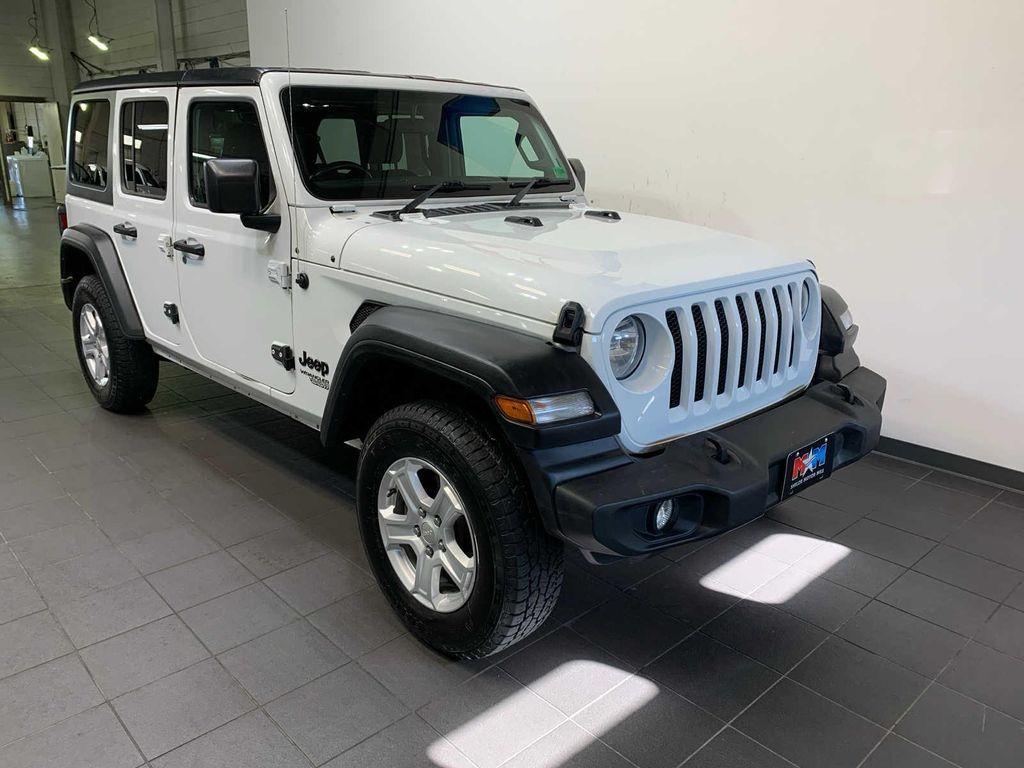 used 2021 Jeep Wrangler Unlimited car, priced at $25,789