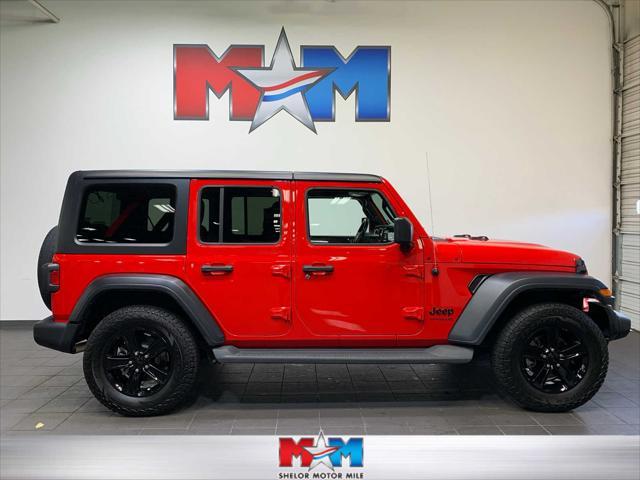 used 2020 Jeep Wrangler Unlimited car, priced at $36,789