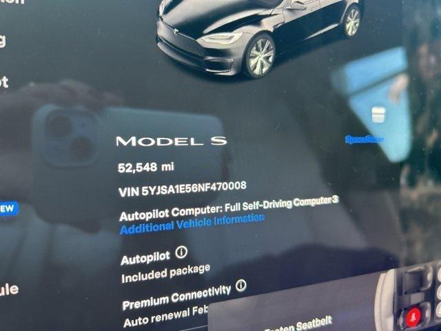 used 2022 Tesla Model S car, priced at $44,990