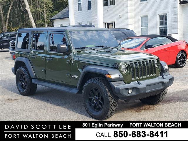 used 2020 Jeep Wrangler Unlimited car, priced at $29,590